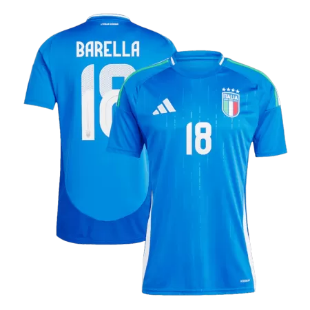 BARELLA #18 New Italy Jersey 2024 Home Soccer Shirt - Best Soccer Players