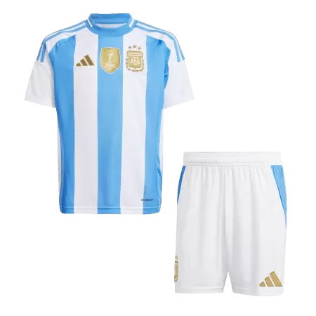 Argentina Kids Kit 2024 Home (Shirt+Shorts) - Best Soccer Players